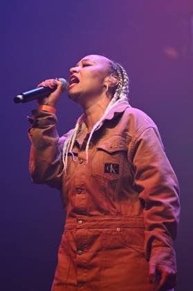 ˜I Love Jamaica™ concert at KOKO in London LONDON, ENGLAND - NOVEMBER 13: Emily SandÃ performing for ˜I Love Jamaica™ concert at KOKO on November 13, 2025 in London, England. CAP MAR MAR Great Britain Copyright: xMartinxHarris CapitalxPicturesx