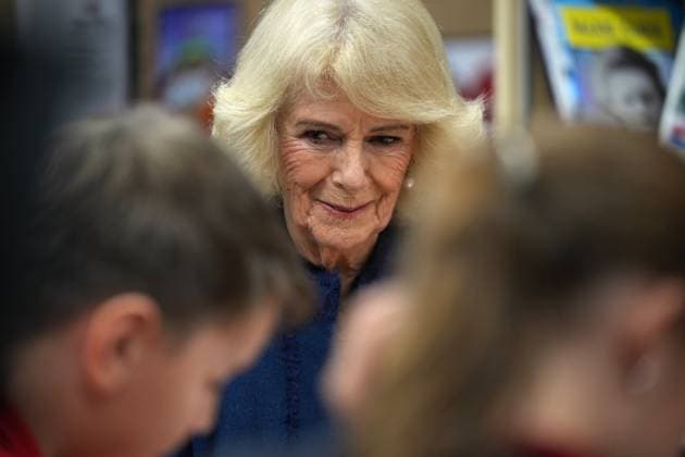 King Charles III visits Wales Britain s Queen Camilla listens to students as she visits Cyfarthfa Primary School to join pupils taking part in a guided reading programme and attends a school assembly in Merthyr Tydfil, Wales, Friday, Nov. 14, 2025., Credit:Kin Cheung Avalon GBR, Merthyr Tydfil  Copyright: xKinxCheungx xAvalonx 1052413590