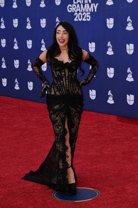 The 26th Annual Latin GRAMMY Awards - Arrivals Nicki Nicole attends The 26th Annual Latin GRAMMY Awards at MGM Grand Garden Arena on November 13, 2025 in Las Vegas, Nevada. . Las Vegas MGM Grand Garden Arena Nevada USA Copyright: xCxFlanigan imageSPACEx