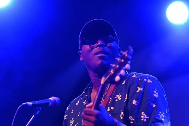 American guitarist Sean ,,Mack McDonald performs with music group during the Blues Alive festival 2025 in Sumperk, Czech Republic, November 14, 2025. (CTKxPhoto LudekxPerina) CTKPhotoP2025111408304  CTKPhotoP2025111408304