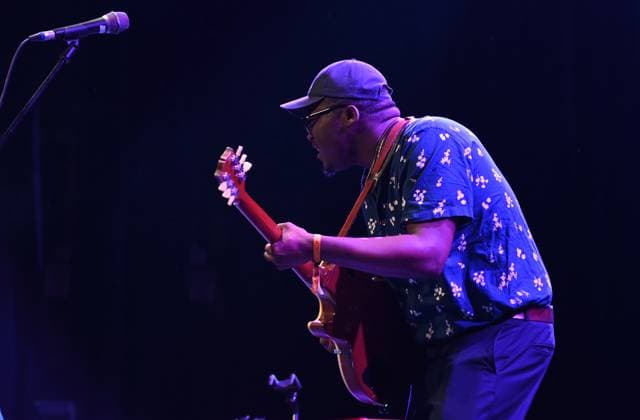 American guitarist Sean ,,Mack McDonald performs with music group during the Blues Alive festival 2025 in Sumperk, Czech Republic, November 14, 2025. (CTKxPhoto LudekxPerina) CTKPhotoP2025111408315  CTKPhotoP2025111408315