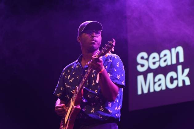 American guitarist Sean ,,Mack McDonald performs with music group performs during the Blues Alive festival 2025 in Sumperk, Czech Republic, November 14, 2025. (CTKxPhoto LudekxPerina) CTKPhotoP2025111408347  CTKPhotoP2025111408347