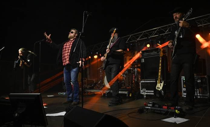 Music group Onus Blues of Poland performs during the Blues Alive festival 2025 in Sumperk, Czech Republic, November 14, 2025. (CTKxPhoto LudekxPerina) CTKPhotoP2025111407886  CTKPhotoP2025111407886