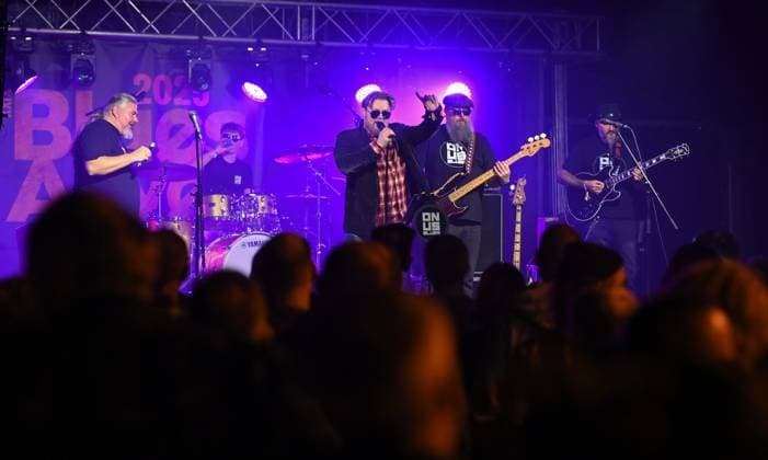 Music group Onus Blues of Poland performs during the Blues Alive festival 2025 in Sumperk, Czech Republic, November 14, 2025. (CTKxPhoto LudekxPerina) CTKPhotoP2025111407995  CTKPhotoP2025111407995