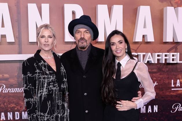 Ali Larter, Billy Bob Thornton und Demi Moore bei der Premiere der 2. Staffel der Serie Landman (Paramount+ ) im Zoo Palast am 14.11.2025 in Berlin Landman Serien Premiere in Berlin *** Ali Larter, Billy Bob Thornton and Demi Moore at the premiere of season 2 of the series Landman Paramount at Zoo Palast on 14 11 2025 in Berlin Landman series premiere in Berlin 