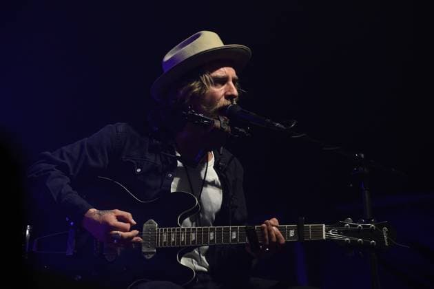 French blues country folk trio Dirty Deep performs during the Blues Alive festival 2025 in Sumperk, Czech Republic, November 14, 2025. (CTKxPhoto LudekxPerina) CTKPhotoP2025111408788  CTKPhotoP2025111408788