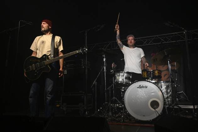 French blues country folk trio Dirty Deep performs during the Blues Alive festival 2025 in Sumperk, Czech Republic, November 14, 2025. (CTKxPhoto LudekxPerina) CTKPhotoP2025111408838  CTKPhotoP2025111408838