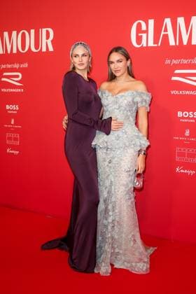 Award Glamour Women of the Year 2025 Elena Carriere and Nina Suess at the Glamour Women of the Year Award 2025 at the Ritz Carlton Hotel Berlin on 14 11 2025 Copyright: xEventpressxKochanx