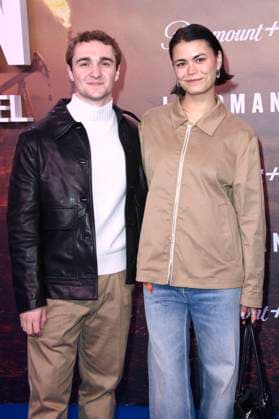 Luis Vorbach and Tomomi Themann at the European premiere of season 2 of the Paramount series Landman at Zoo Palast Berlin, 14 11 2025 Foto:xN.xKubelkax xFuturexImagex landman_berlin_5150