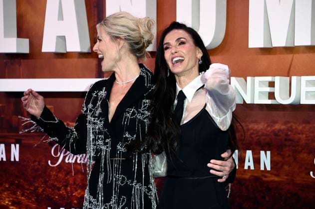 Ali Larter and Demi Moore at the European premiere of season 2 of the Paramount series Landman at Zoo Palast Berlin, 14 11 2025 Foto:xN.xKubelkax xFuturexImagex landman_berlin_5213