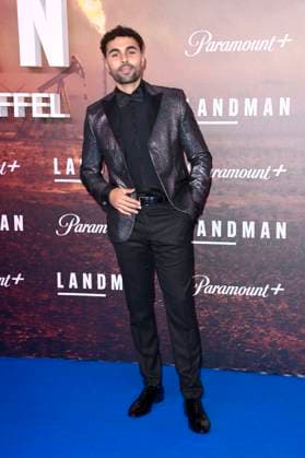 Younes Zarou at the European premiere of season 2 of the Paramount series Landman at Zoo Palast Berlin, 14 11 2025 Foto:xN.xKubelkax xFuturexImagex landman_berlin_5157