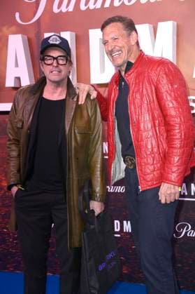 Bruno Eyron and Ralf Moeller at the European premiere of season 2 of the Paramount series Landman at Zoo Palast Berlin, 14 11 2025 Foto:xN.xKubelkax xFuturexImagex landman_berlin_5168