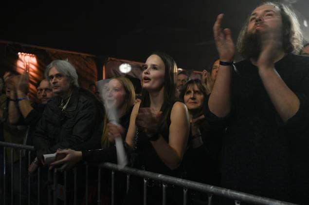 Audience applauds Cinelli Brothers show during the Blues Alive festival 2025 in Sumperk, Czech Republic, on November 14, 2025. (CTKxPhoto LudekxPerina) CTKPhotoP2025111409480  CTKPhotoP2025111409480