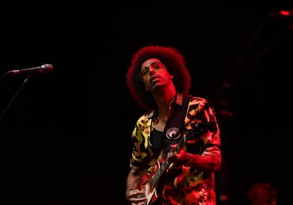 Selwyn Birchwood of Selwyn Birchwood Band performs during the Blues Alive festival 2025 in Sumperk, Czech Republic, on November 14, 2025. (CTKxPhoto LudekxPerina) CTKPhotoP2025111500100  CTKPhotoP2025111500100