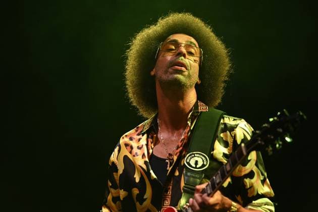 Selwyn Birchwood of Selwyn Birchwood Band performs during the Blues Alive festival 2025 in Sumperk, Czech Republic, on November 14, 2025. (CTKxPhoto LudekxPerina) CTKPhotoP2025111500107  CTKPhotoP2025111500107