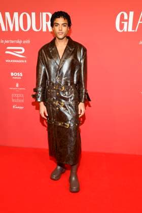abb GlamourWomen Lamin Leroy Gibba as a guest on the red carpet at the 3 GLAMOUR WOMEN OF THE YEAR AWARD at The Ritz Carlton Hotel Berlin on 14 11 2025 in Berlin Berlin Germany