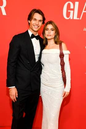 abb GlamourWomen Arne Carlos Böttcher Noettcher and Viviana as guests on the red carpet at the 3 GLAMOUR WOMEN OF THE YEAR AWARD at The Ritz Carlton Hotel Berlin on 14 11 2025 in Berlin Berlin Germany