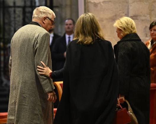 King s Day (Te Deum) BRUSSELS, BELGIUM - NOVEMBER 15: Their Royal Highnesses Princess Astrid, Prince Laurent and Princess Claire will attend the Te Deum celebrated at the Cathedral of St. Michael and St. Gudula in Brussels on the occasion of King s Day on November 15, 2025 in Brussels, Belgium, 15 11 2025 Brussels Belgium  Copyright: xDidierxLebrunx