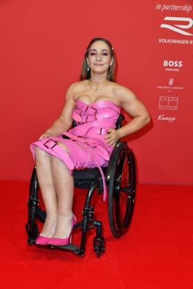 Kristina Vogel arriving at the third Glamour Women of the Year Awards at The Ritz Carlton Hotel in Berlin 14 11 2025