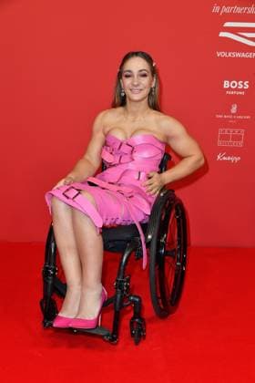 Kristina Vogel arriving at the third Glamour Women of the Year Awards at The Ritz Carlton Hotel in Berlin 14 11 2025