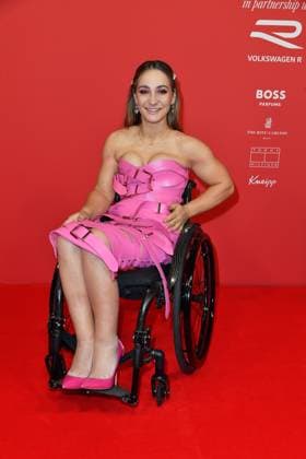 Kristina Vogel arriving at the third Glamour Women of the Year Awards at The Ritz Carlton Hotel in Berlin 14 11 2025