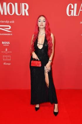 badmomzjay, real name Josy Napieray, arriving at the third Glamour Women of the Year Awards at The Ritz Carlton Hotel in Berlin 14 11 2025