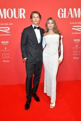 Arne Carlos Böttcher and Viviana Wessels at the presentation of the Glamour Women of the Year Award 2025 at The Ritz Carlton Hotel Berlin, 14 11 2025 Foto:xM.xBehrensx xFuturexImagex glamour_woman_5203