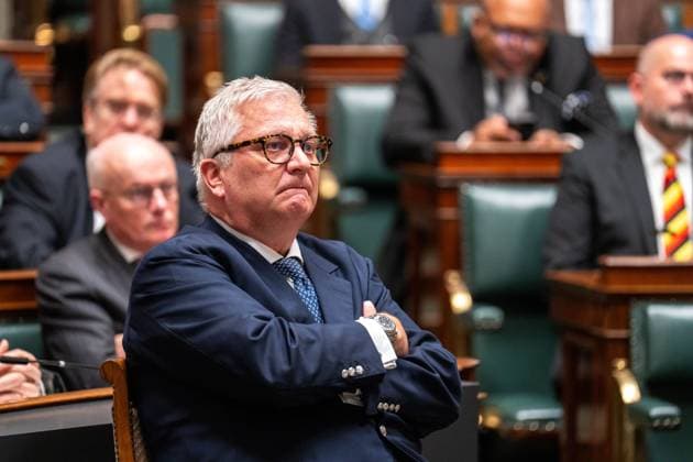 Prince Laurent of Belgium pictured during the celebration of the King s Feast, at the federal parliament in Brussels, Saturday 15 November 2025. MARIUS BURGELMAN  MariusxBurgelman 141744242