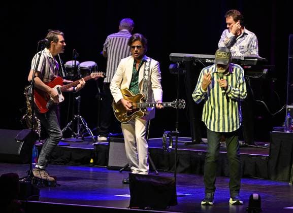 HOLLYWOOD FL - NOVEMBER 14: The Beach Boys perform during The Sounds of Summer Tour at Hard Rock Live at the Seminole Hard Rock Hotel & Casino on November 14, 2025 in Hollywood, Florida. Copyright: xmpi04x