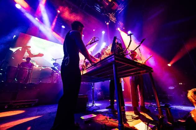 King Gizzard & The Lizard Wizard live in Copenhagen, Denmark Copenhagen, Denmark. 14th, November 2025. The Australian psychedelic rock band King Gizzard & the Lizard Wizard performs a live concert at Poolen in Copenhagen. Here singer and musician Stu Mackenzie is seen live on stage with the other band members. Denmark, Copenhagen  Copyright: xGonzalesxPhoto ErlingxBrodersenx
