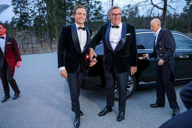 Holmenkollen Chapel Oslo 20251115 Stein Erik Hagen and Bendik Skinningsrud arrive at Holmenkollen Chapel for their wedding on Saturday afternoon Photo Amanda Pedersen Giske NTB Oslo Norway Pd0Ljnpjw18 EDITORIAL USE ONLY Ref Pd0Ljnpjw18 jpg  Copyright: xAmandaxPedersenxGiskex xNTBx