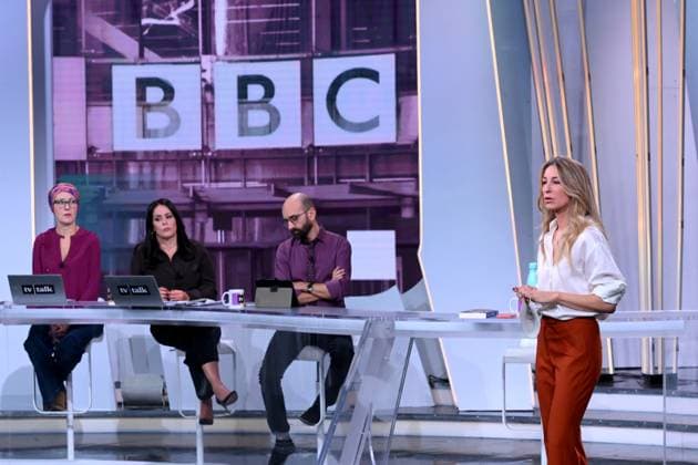 Milan, TV Show TV Talk, Rai 3 - Mia Ceran, Sebastiano Pucciarelli, Silvia Motta, Cinzia Bancone  Copyright: xAlbertoxTerenghix xipa-agency.netx xComi Terenghix IPA_Agency_IPA67988239