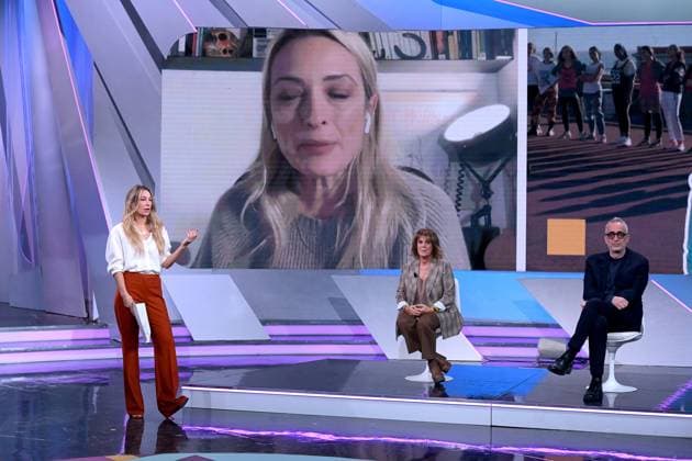 Milan, TV Show TV Talk, Rai 3 - Mia Ceran, Carlo Puca, Lella Costa  Copyright: xAlbertoxTerenghix xipa-agency.netx xComi Terenghix IPA_Agency_IPA67988247