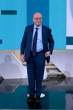 Milan, TV Show TV Talk , Rai 3 - Aldo Cazzullo  Copyright: xAlbertoxTerenghix xipa-agency.netx xComi Terenghix IPA_Agency_IPA67988257
