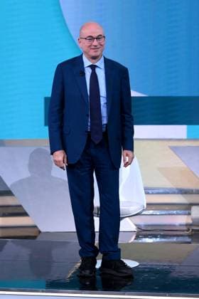 Milan, TV Show TV Talk , Rai 3 - Aldo Cazzullo  Copyright: xAlbertoxTerenghix xipa-agency.netx xComi Terenghix IPA_Agency_IPA67988268