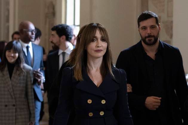 ITALY - ACTOR LEAVES AT THE END IF POPE LEO XIV WITH ARTISTS FROM THE WORL OF CINEMA AT THE VATICAN - 2025 11 15 Italy, Rome, Vatican, 2025 11 15.chiara francini leaves at the end of an audience of Pope Leo XIV with artists from the world of cinema at the Vatican EDITORIAL USE ONLY - NO BOOKS Copyright: xALESSIAxGIULIANIx