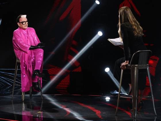 Rome: Rai studios, formerly Dear, TV show Belve. Pictured: Francesca Fagnani, Cristiano Malgioglio  Copyright: xMarcoxProvvisionatox xipa-agency.netx xMarcoxProvvisionatox IPA_Agency_IPA67991135