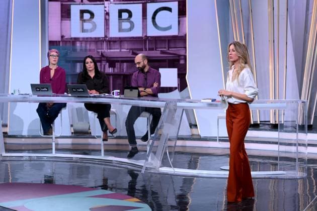 November 15, 2025, Milan, Rome, Italy: TV show TV Talk, Rai 3. Pictured: Mia Ceran, Sebastiano Pucciarelli, Silvia Motta, and Cinzia Bancone . Milan, Italy 15 November 2025 Milan Italy  - ZUMAa289 20251115_zia_a289_190 Copyright: xAgfx