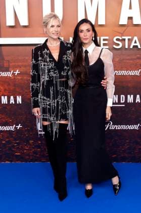 Ali Larter und Demi Moore bei der Europapremiere der 2. Staffel der Paramount Serie Landman im Zoo Palast. Berlin, 14.11.2025 Foto:xAgenturxWehnertx xGränzdörferx xFuturexImagex landman_berlin_5018