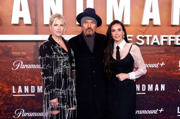 Ali Larter, Billy Bob Thornton and Demi Moore at the European premiere of season 2 of the Paramount series Landman at Zoo Palast Berlin, 14 11 2025 Foto:xAgenturxWehnertx xGränzdörferx xFuturexImagex landman_berlin_5022