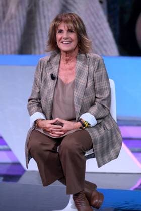 November 15, 2025, Milan, Rome, Italy: TV show TV Talk, Rai 3. Pictured: Lella Costa . Milan, Italy 15 November 2025 Milan Italy  - ZUMAa289 20251115_zia_a289_203 Copyright: xAgfx