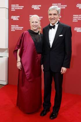 15 11 2025, Prof Dr Stephan Harbarth and wife Juliane, at the 24 Prize for Understanding and Tolerance at the Jewish Museum in Berlin, Berlin Germany, Germany