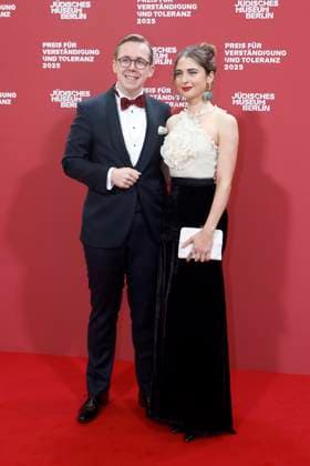 15 11 2025, Philipp Amthor, and girlfriend Carlotta Voss, at the 24 Prize for Understanding and Tolerance at the Jewish Museum in Berlin, Berlin Germany, Germany