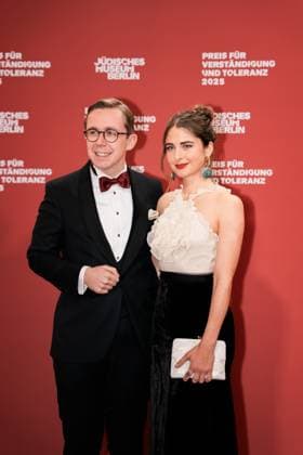 Germany, Culture, Prize for Understanding and Tolerance 2025 Jewish Museum Berlin Philipp Amthor CDU with partner Carlotta Voß Copyright: xJamesxZabelx