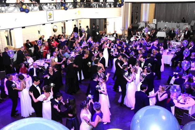 Debutantes ball visitors Munich 15 11 2025 Bayerischer Hof Narrhalla Hofballl photo Munich