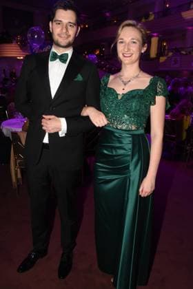 Narrhalla Faschingsprinzenpaar Stephan I 34 Kuerten Development engineer Samantha I Bigl 28 Product manager Munich 15 11 2025 Bayerischer Hof Narrhalla Hofballl Photo Munich