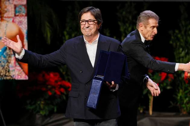 22nd Monte Carlo Film Festival - Awards Gala Night Manuel Gomez Pereira receives the Best Director award, Best Film Audience award during the awards gala night held at Grimaldi Forum during 22nd Monte Carlo Film Festival on November 15, 2025 in Monte Carlo, Monaco. Photo Marco Piovanotto ABACAPRESS.COM Monte Carlo Monaco  Copyright: xPiovanottoxMarco ABACAx
