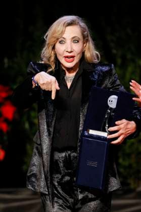 22nd Monte Carlo Film Festival - Awards Gala Night Iaia Forte receives the Career Award during the awards gala night held at Grimaldi Forum during 22nd Monte Carlo Film Festival on November 15, 2025 in Monte Carlo, Monaco. Photo Marco Piovanotto ABACAPRESS.COM Monte Carlo Monaco  Copyright: xPiovanottoxMarco ABACAx