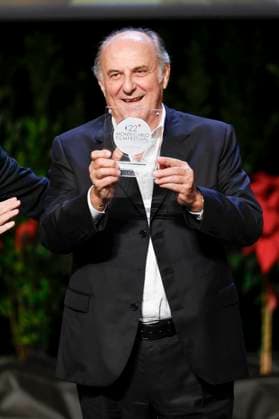 22nd Monte Carlo Film Festival - Awards Gala Night Jerry Scotti receives the Career Award during the awards gala night held at Grimaldi Forum during 22nd Monte Carlo Film Festival on November 15, 2025 in Monte Carlo, Monaco. Photo Marco Piovanotto ABACAPRESS.COM Monte Carlo Monaco  Copyright: xPiovanottoxMarco ABACAx