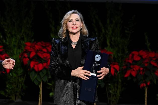 Monte Carlo, 22nd Monte Carlo Film Festival De La Comédie. Awards Ceremony. Pictured: Iaia Forte  Copyright: xManuelexMangiarottix xipa-agency.netx xComix xMangiarottix IPA_Agency_IPA68017842